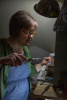 Beth at work in her studio